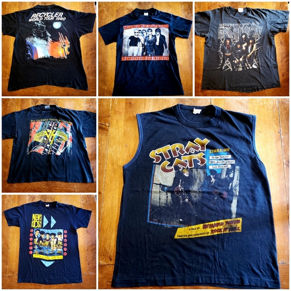 80s 90s Vintage concert shirt tour and band BUYSELL - Picture 4 of 8